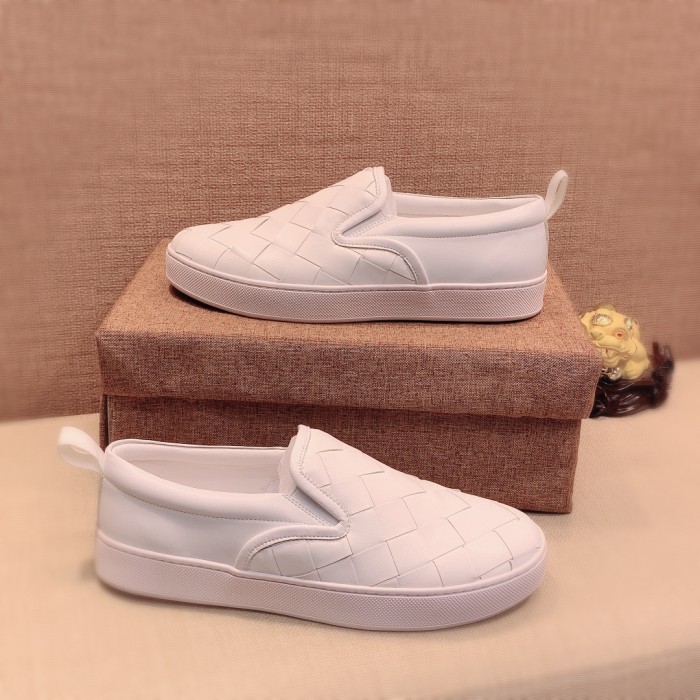 Bottega Veneta Stylish Skateboarding Shoes White