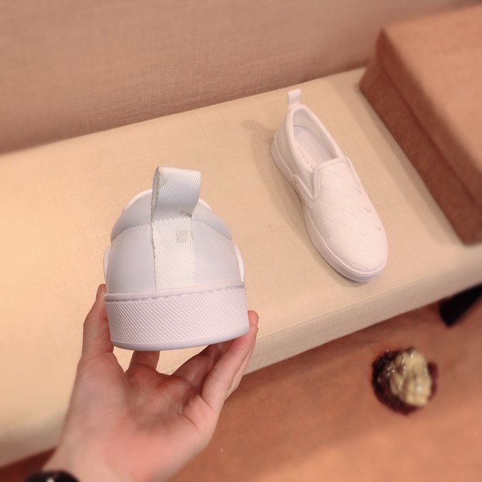 Bottega Veneta Stylish Skateboarding Shoes White