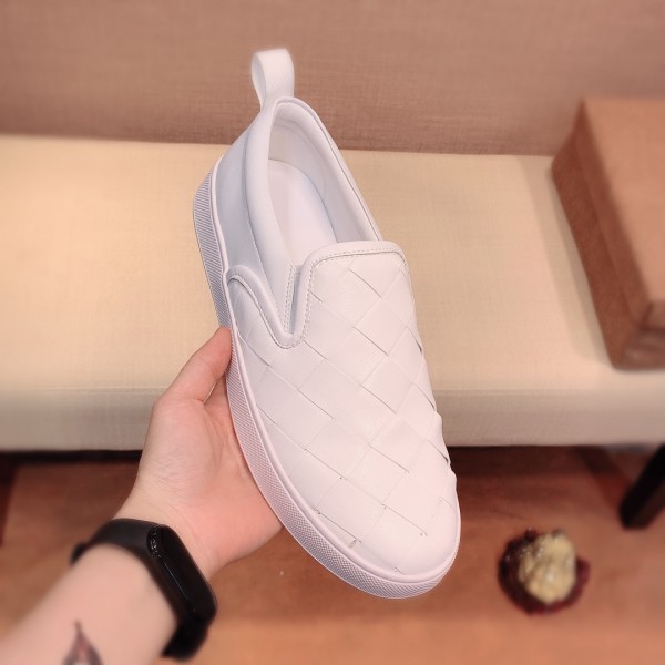 Bottega Veneta Stylish Skateboarding Shoes White