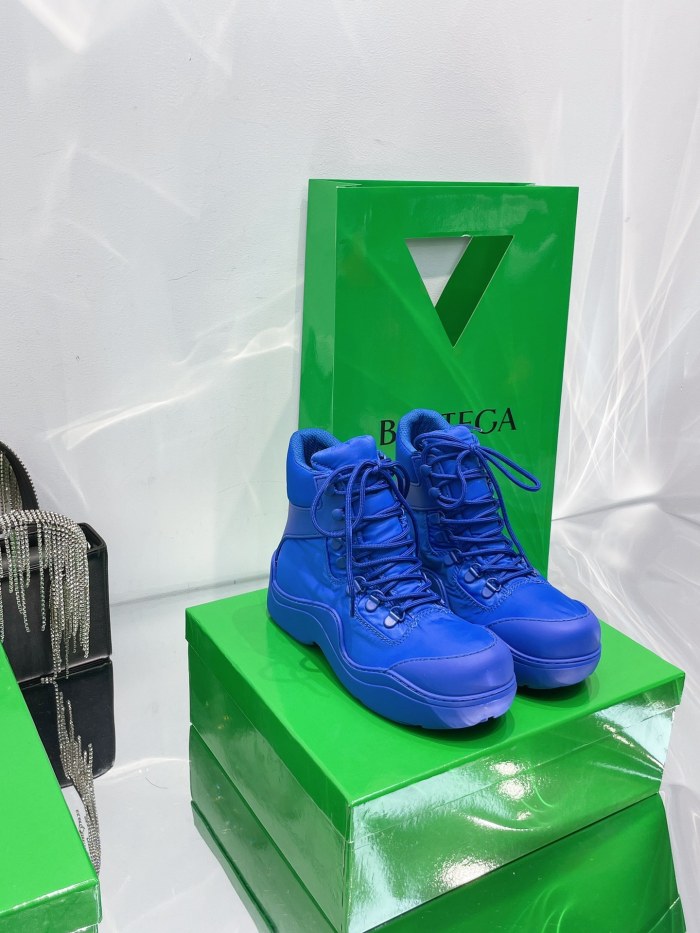 Bottega Veneta Puddle Bomber Ankle Boot Cobalt Women's