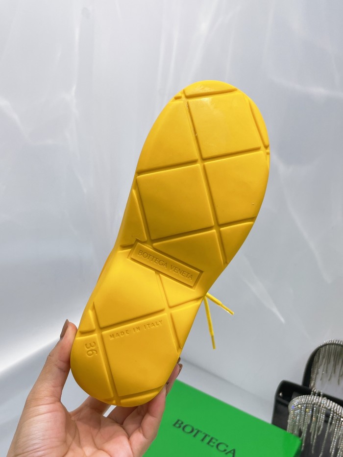 Bottega Veneta Puddle Bomber Short Ankle Boots Yellow