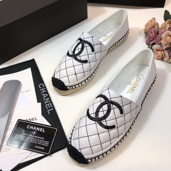 CHANEL Espadrilles Women's White