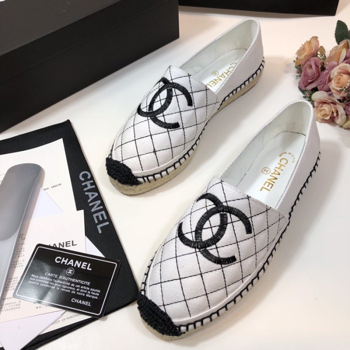 CHANEL Espadrilles Women's White