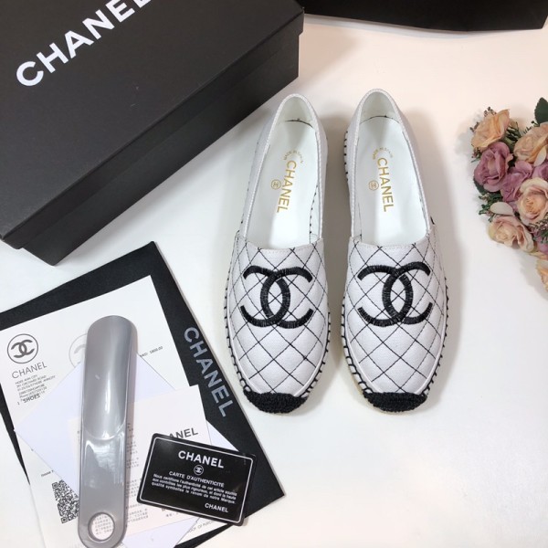 CHANEL Espadrilles Women's White