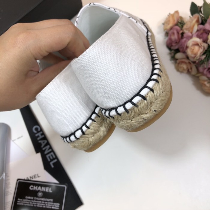 CHANEL Espadrilles Women's White