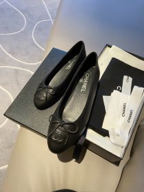 Chanel Ballerinas Fabric & Grosgrain 3