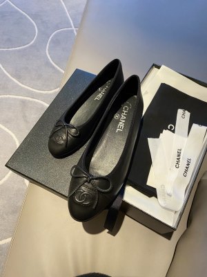 Chanel Ballerinas Fabric & Grosgrain 3