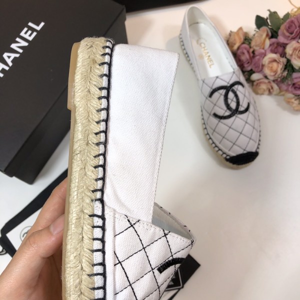 CHANEL Espadrilles Women's White