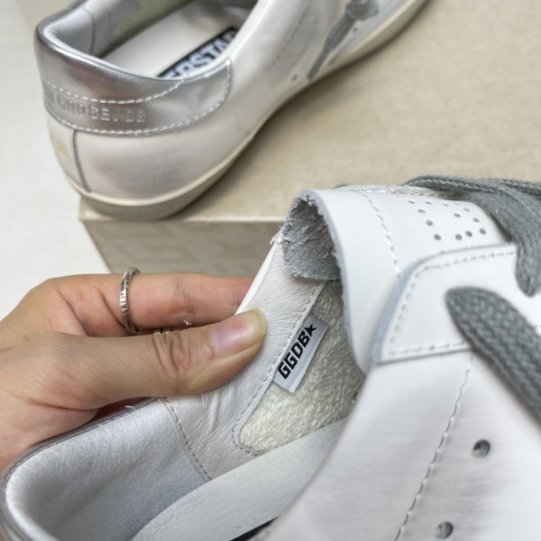 Golden Goose Super Star Leather Low top Skateboard Shoes White