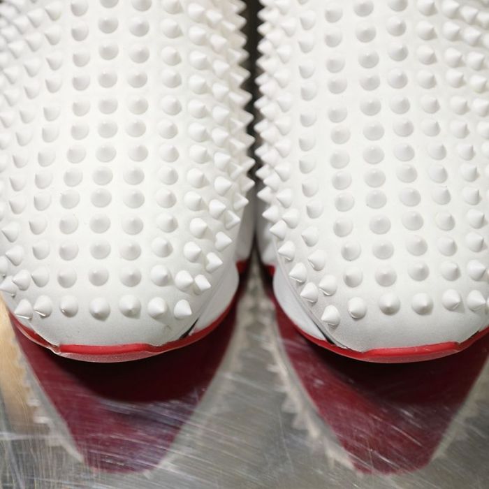 Christian Louboutin CL LUBOTING Casual Shoes Men's White Red