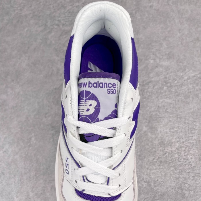 New Balance 550 White Purple
