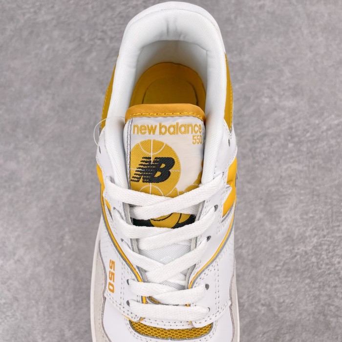 New Balance 550 Sea Salt Varsity Gold