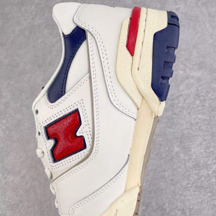 New Balance 550 Aime Leon Dore White Navy Red