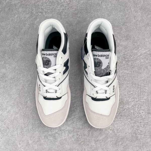 New Balance 550 Sea Salt Black