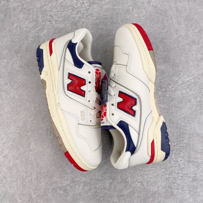 New Balance 550 Aime Leon Dore White Navy Red