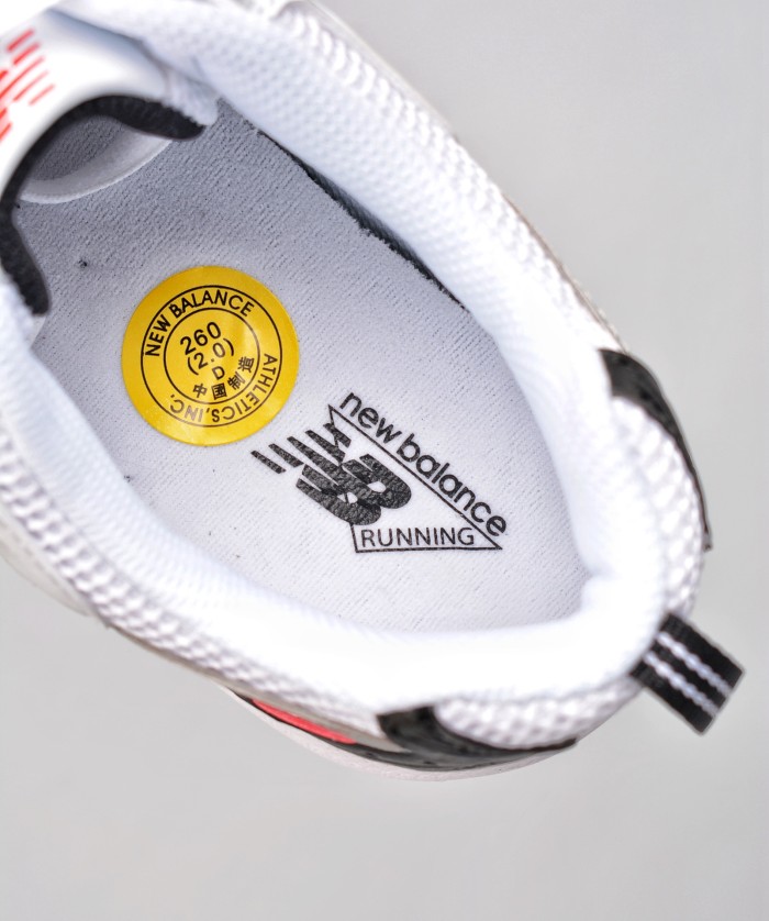 New Balance 530v2 White Silver Red