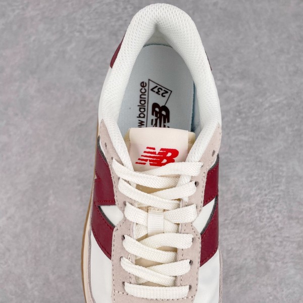 New Balance 237 White Burgundy