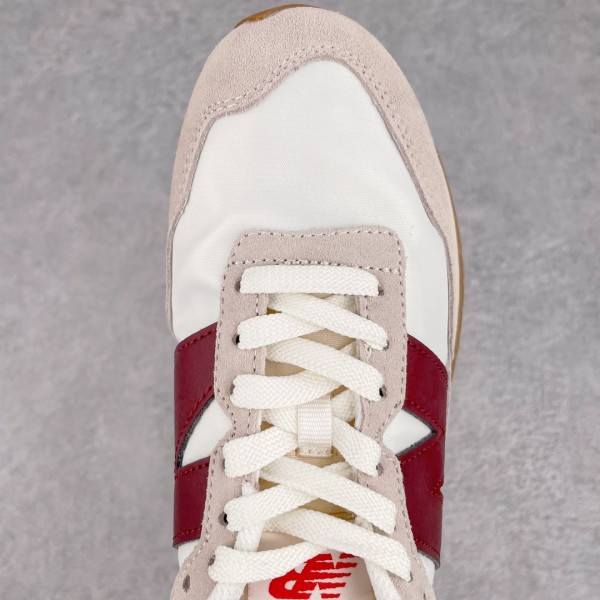 New Balance 237 White Burgundy