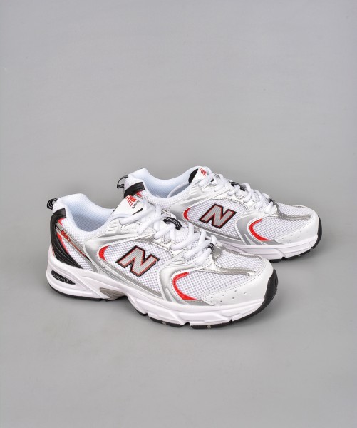New Balance 530v2 White Silver Red