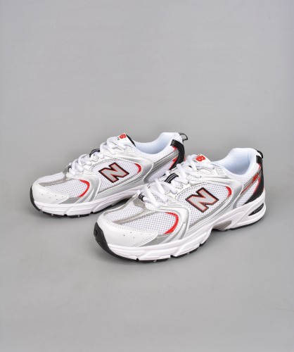 New Balance 530v2 White Silver Red