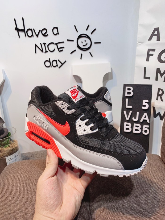 Nike Air Max 90 Black Bright Crimson