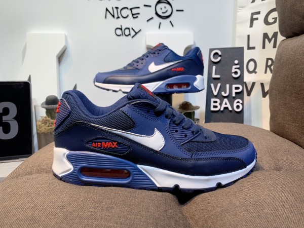 Nike Air Max 90 Midnight Navy University Red White