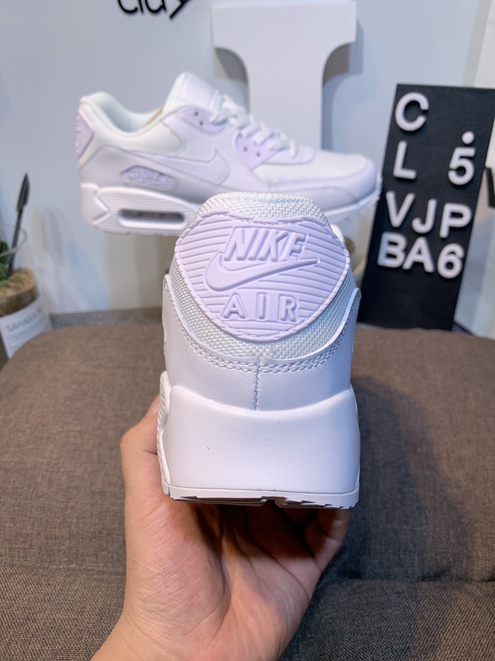 Nike Air Max 90 Leather Triple White (2020)