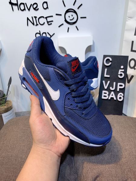 Nike Air Max 90 Midnight Navy University Red White