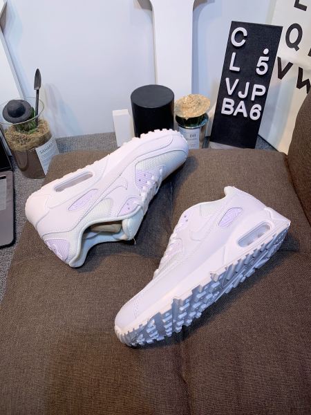 Nike Air Max 90 Leather Triple White (2020)