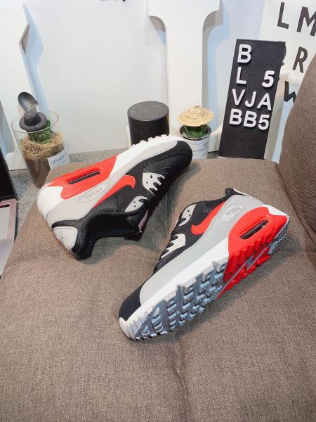 Nike Air Max 90 Black Bright Crimson