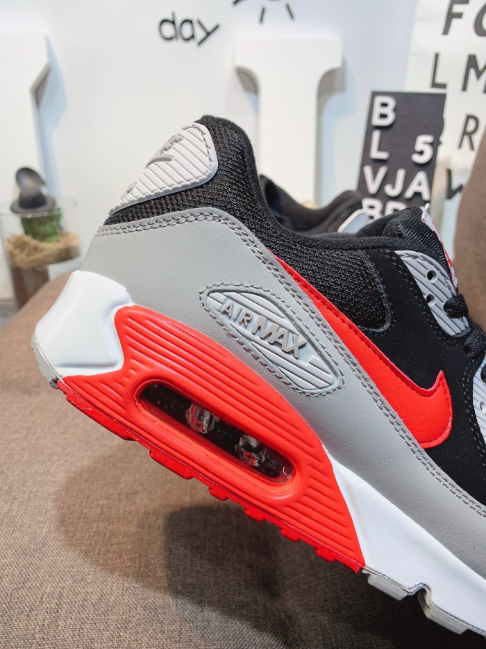Nike Air Max 90 Black Bright Crimson