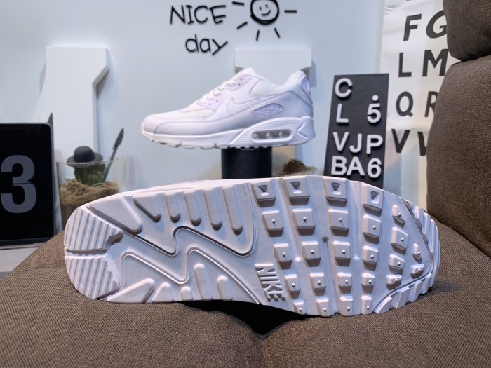 Nike Air Max 90 Leather Triple White (2020)