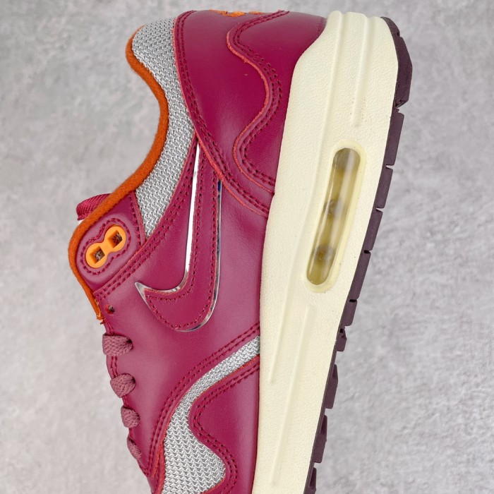 Nike Air Max 1 Patta Waves Rush Maroon (without Bracelet)