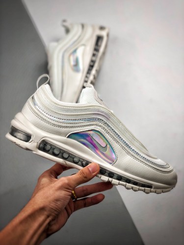 Nike Air Max 97 White Metallic Silver (GS)