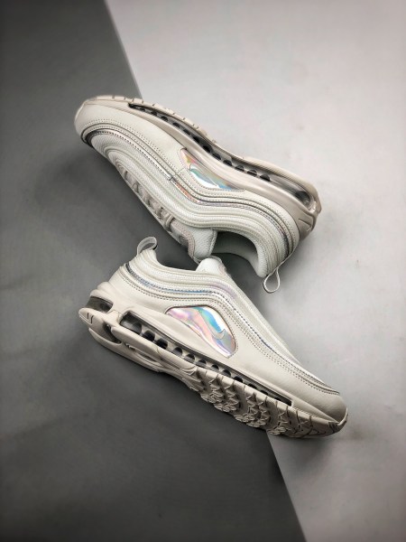 Nike Air Max 97 White Metallic Silver (GS)