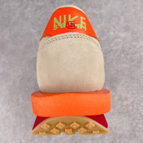 Nike LD Waffle sacai CLOT Kiss of Death Net Orange Blaze