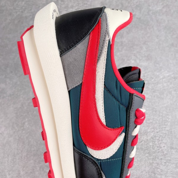 Nike LD Waffle sacai Undercover Midnight Spruce University Red