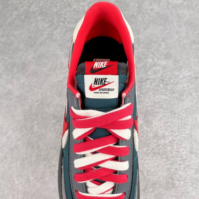 Nike LD Waffle sacai Undercover Midnight Spruce University Red