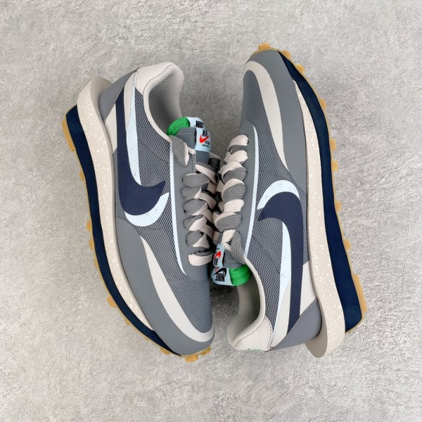 Nike LD Waffle sacai CLOT Kiss of Death 2 Cool Grey