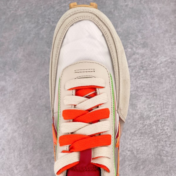 Nike LD Waffle sacai CLOT Kiss of Death Net Orange Blaze