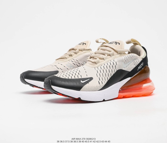 Nike Air Max 270 Light Bone Hot Punch