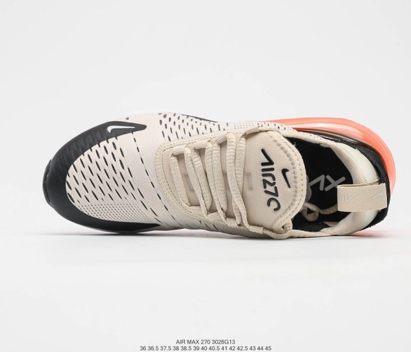 Nike Air Max 270 Light Bone Hot Punch