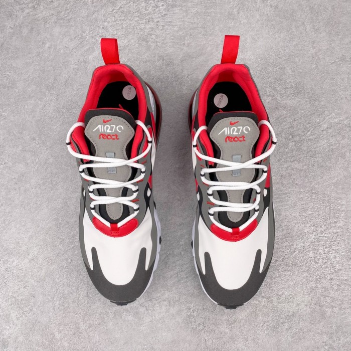 Nike Air Max 270 React Black Iron Grey University Red