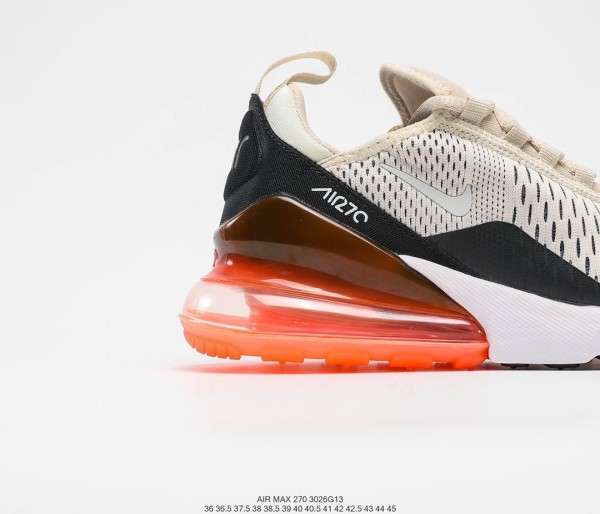 Nike Air Max 270 Light Bone Hot Punch