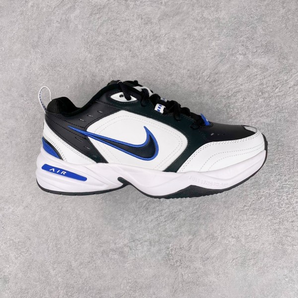 Nike Air Monarch IV Black White Royal Blue