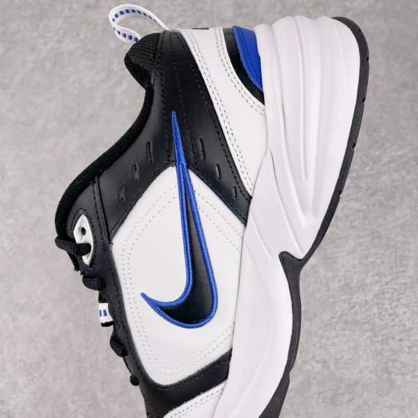 Nike Air Monarch IV Black White Royal Blue