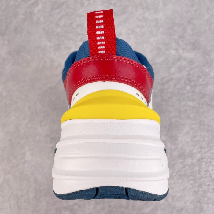 Nike M2K Tekno Blue Force Summit White Chrome Yellow (Women's)