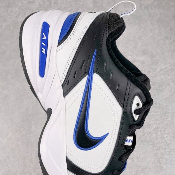 Nike Air Monarch IV Black White Royal Blue