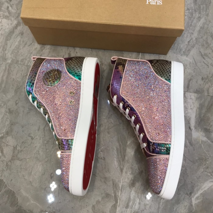 Christian Louboutin Louis Junior Spikes Orlato Flat Sneakers 31