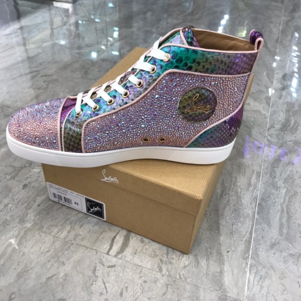 Christian Louboutin Louis Junior Spikes Orlato Flat Sneakers 31